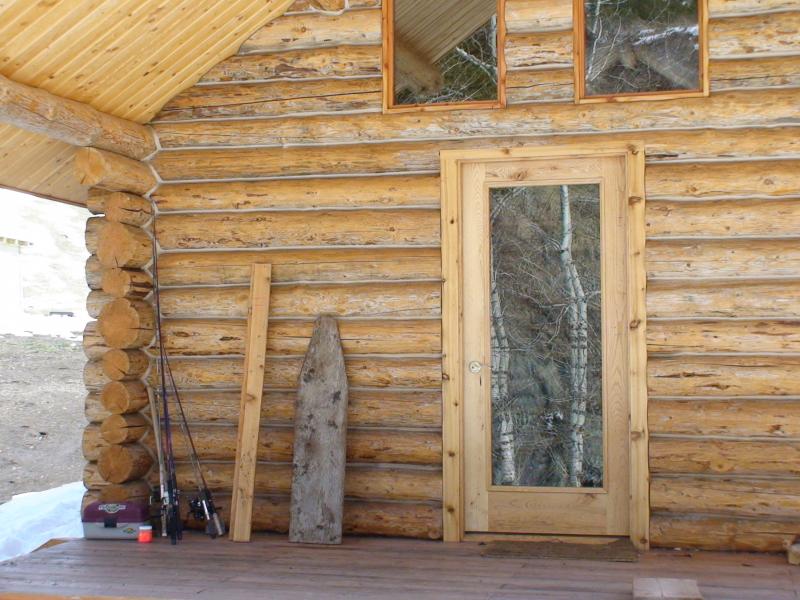 Rustic oak full glass