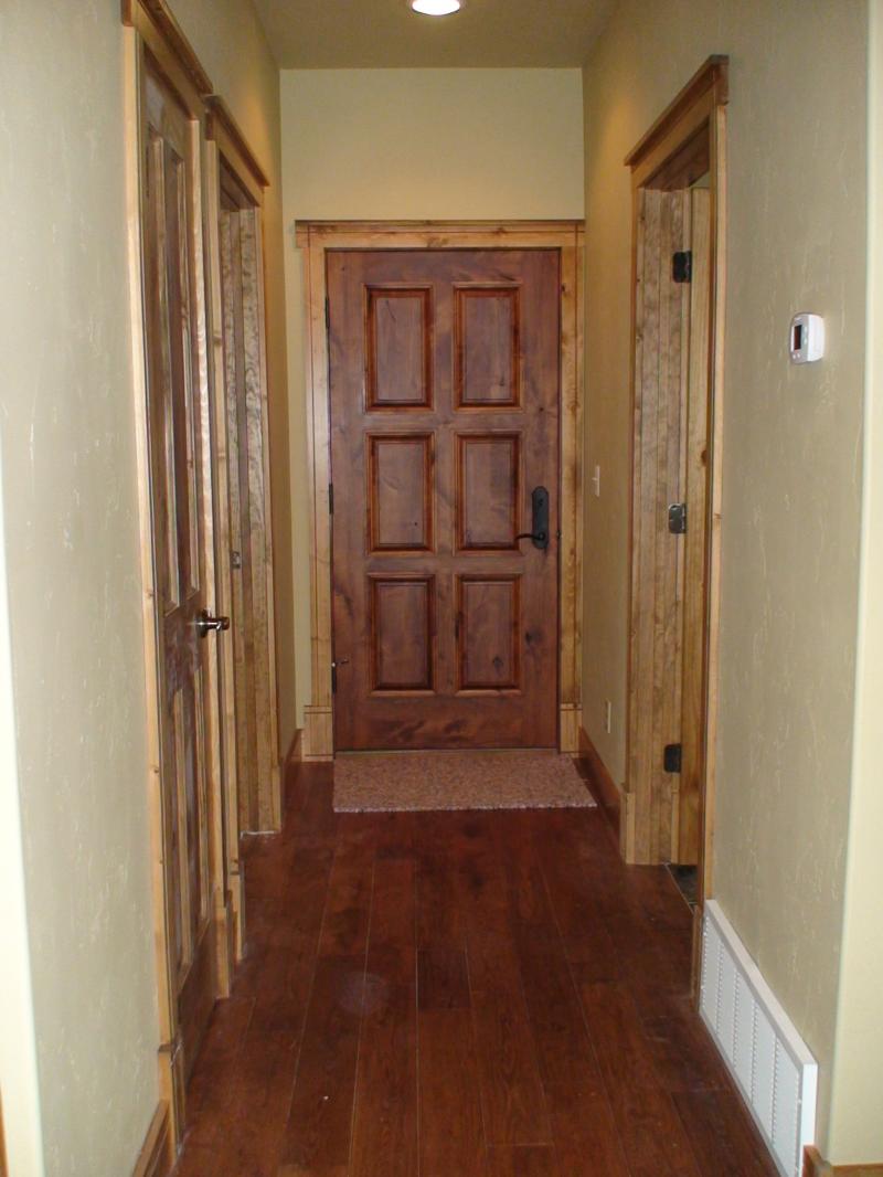 knotty alder raised panel applied moulding
