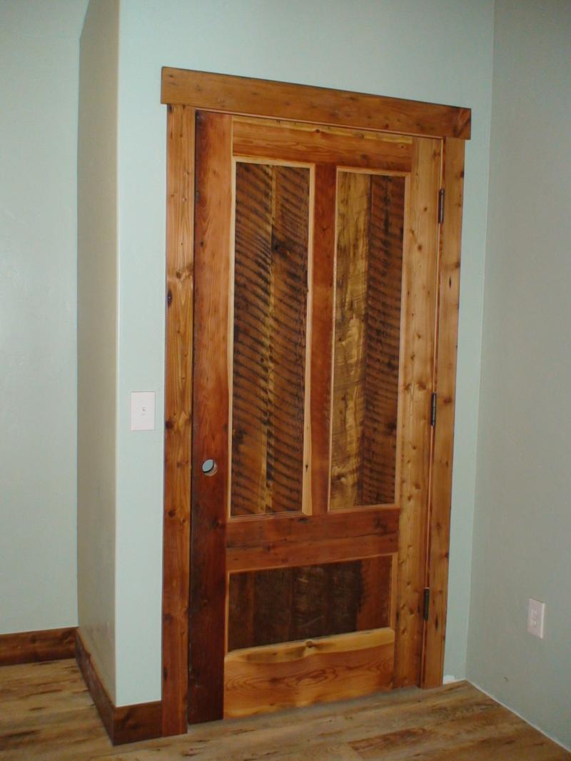 Skim planed reclaimed fir with three step pattern.